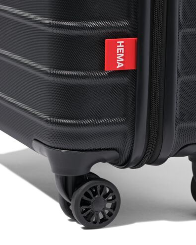 Koffer, ABS, 35 x 20 x 55 cm, schwarz - 18630023 - HEMA