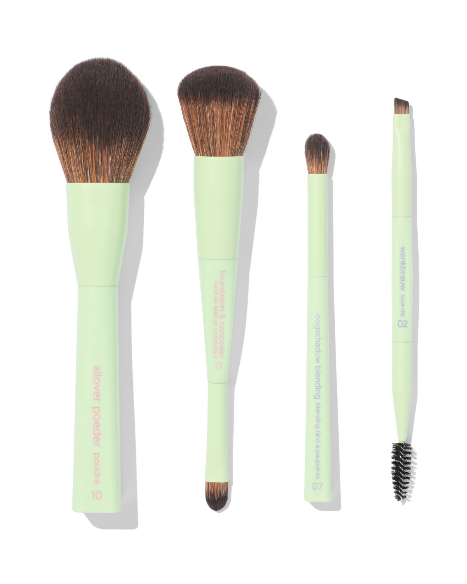 essentials kwasten set  - 11201029 - HEMA