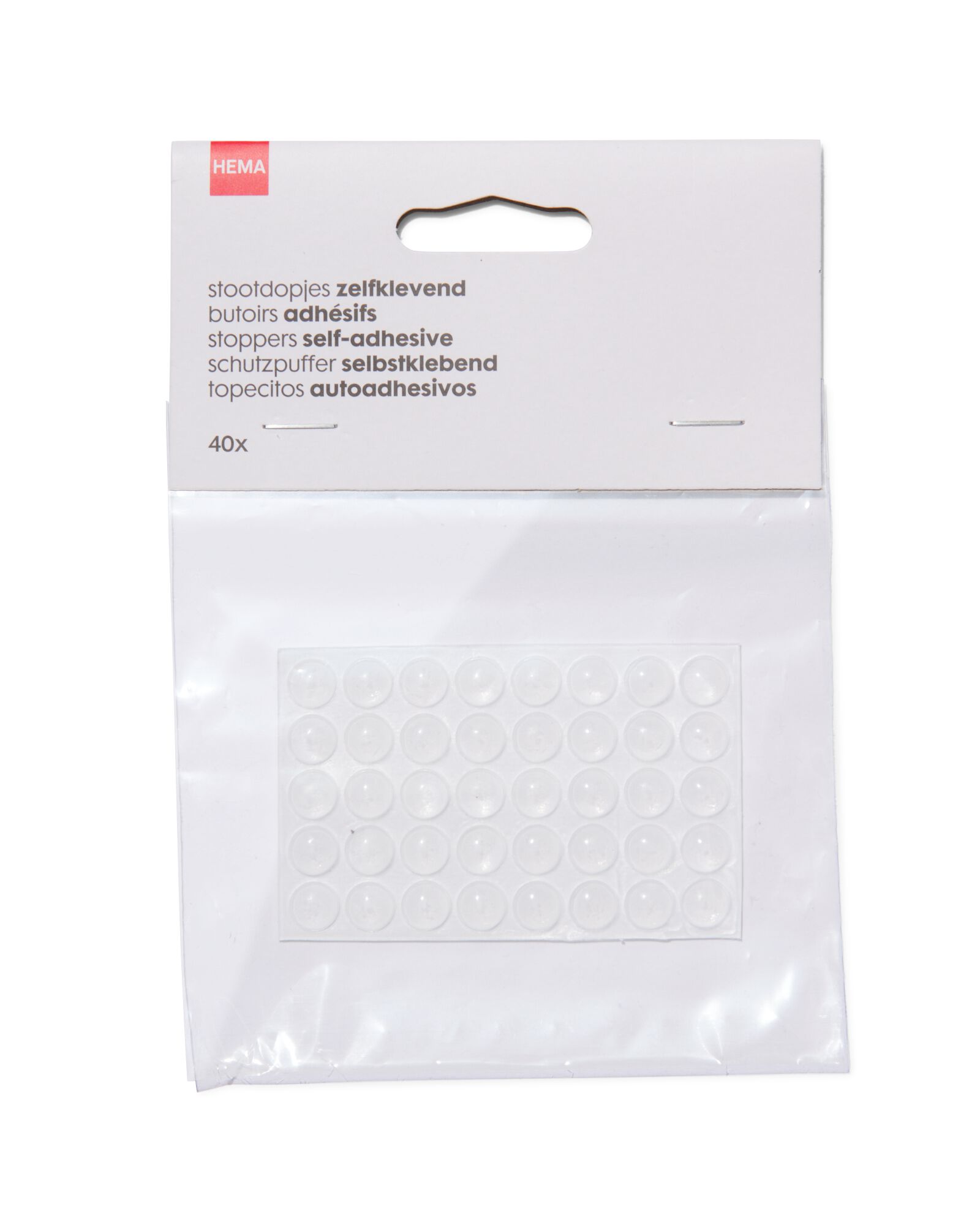 butoirs adh&eacute;sifs - lot de 40 - 81040079 - HEMA