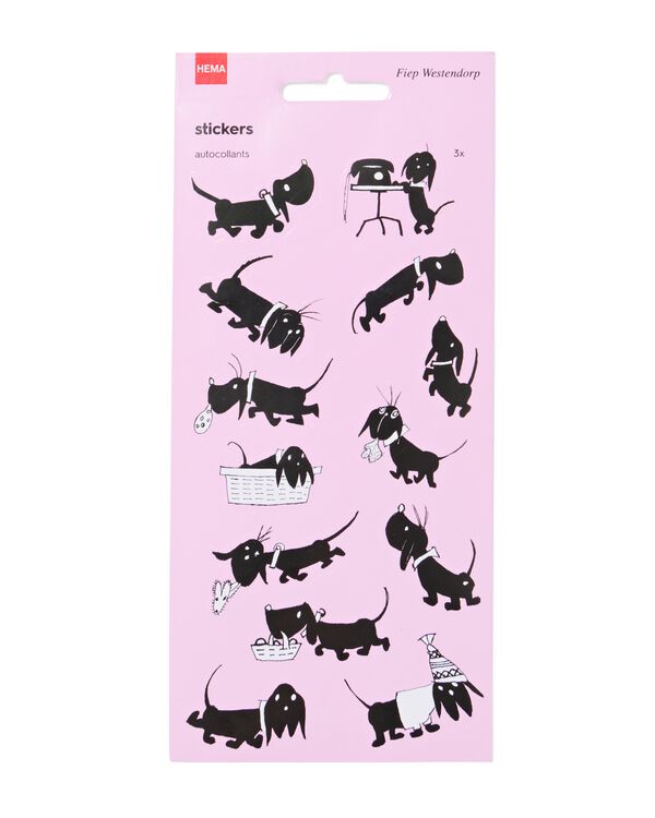 feuilles d'autocollants Takkie 19x10 - lot de 3 - 15900472 - HEMA