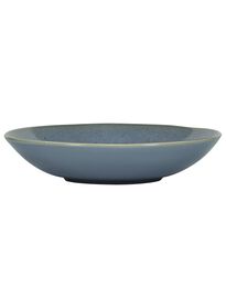 Suppenteller Porto, 21 cm, reaktive Glasur, blau - 9602023 - HEMA