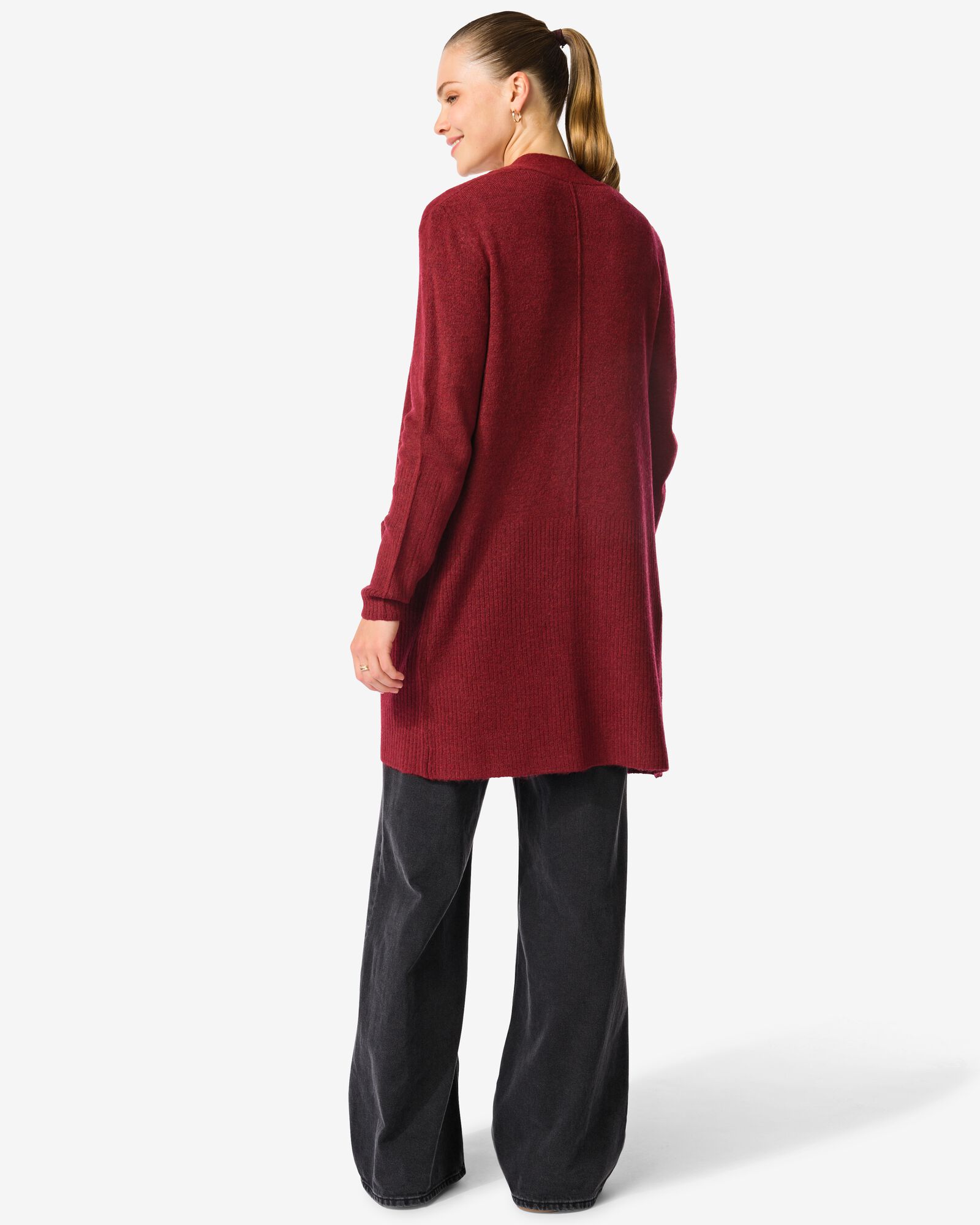 damesvest Lana  rood rood - 36302720RED - HEMA