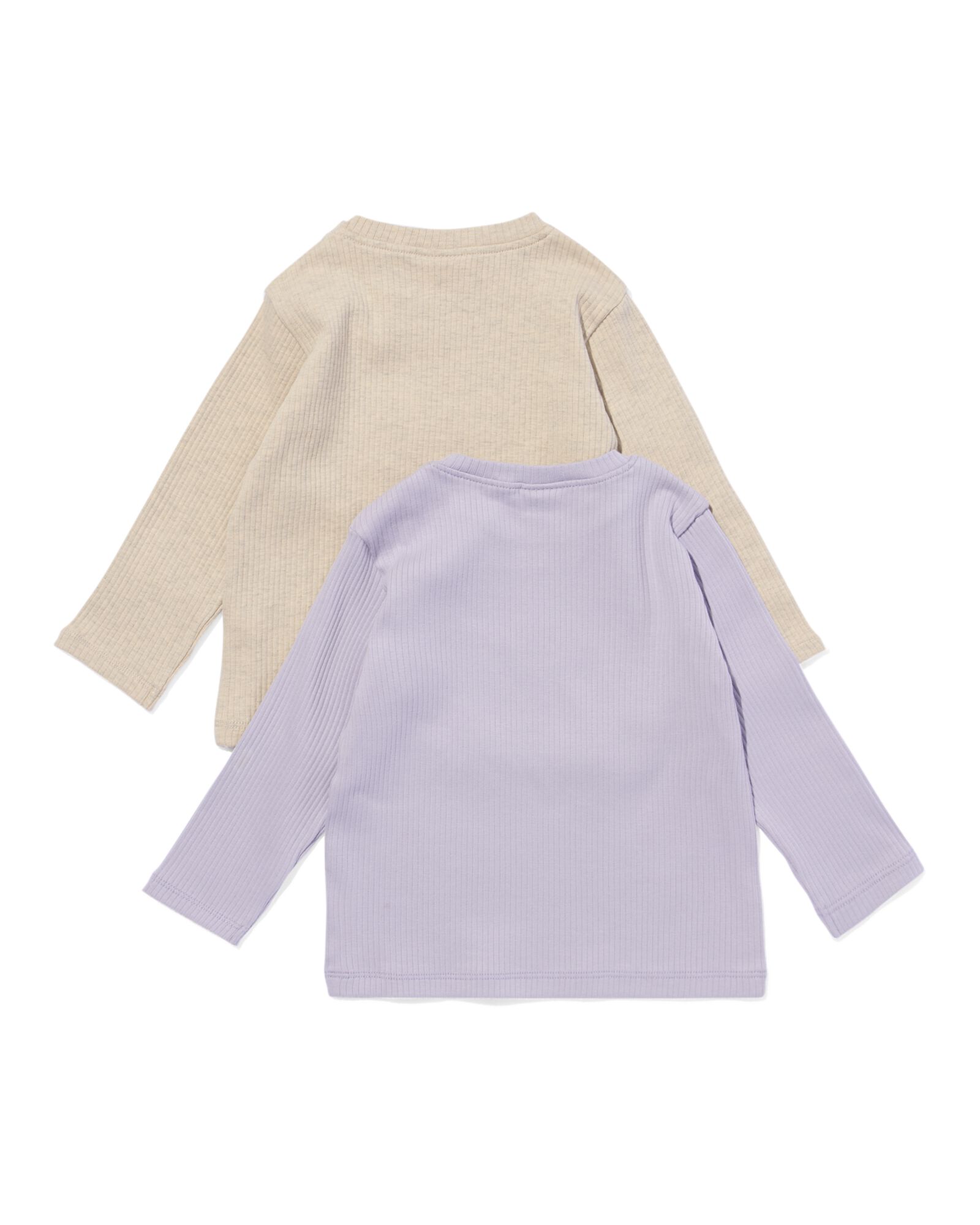 Baby T-Shirts Ripp &ndash; 2 St&uuml;ck ecru - 33089460ECRU - HEMA