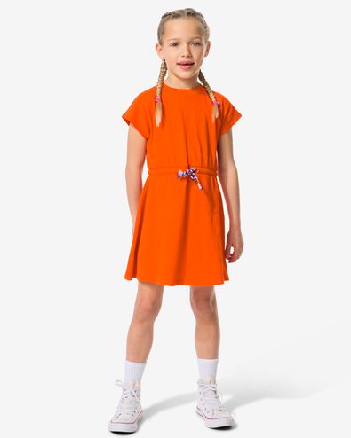 kinderjurk A-lijn Koningsdag oranje oranje - 30854205ORANGE - HEMA