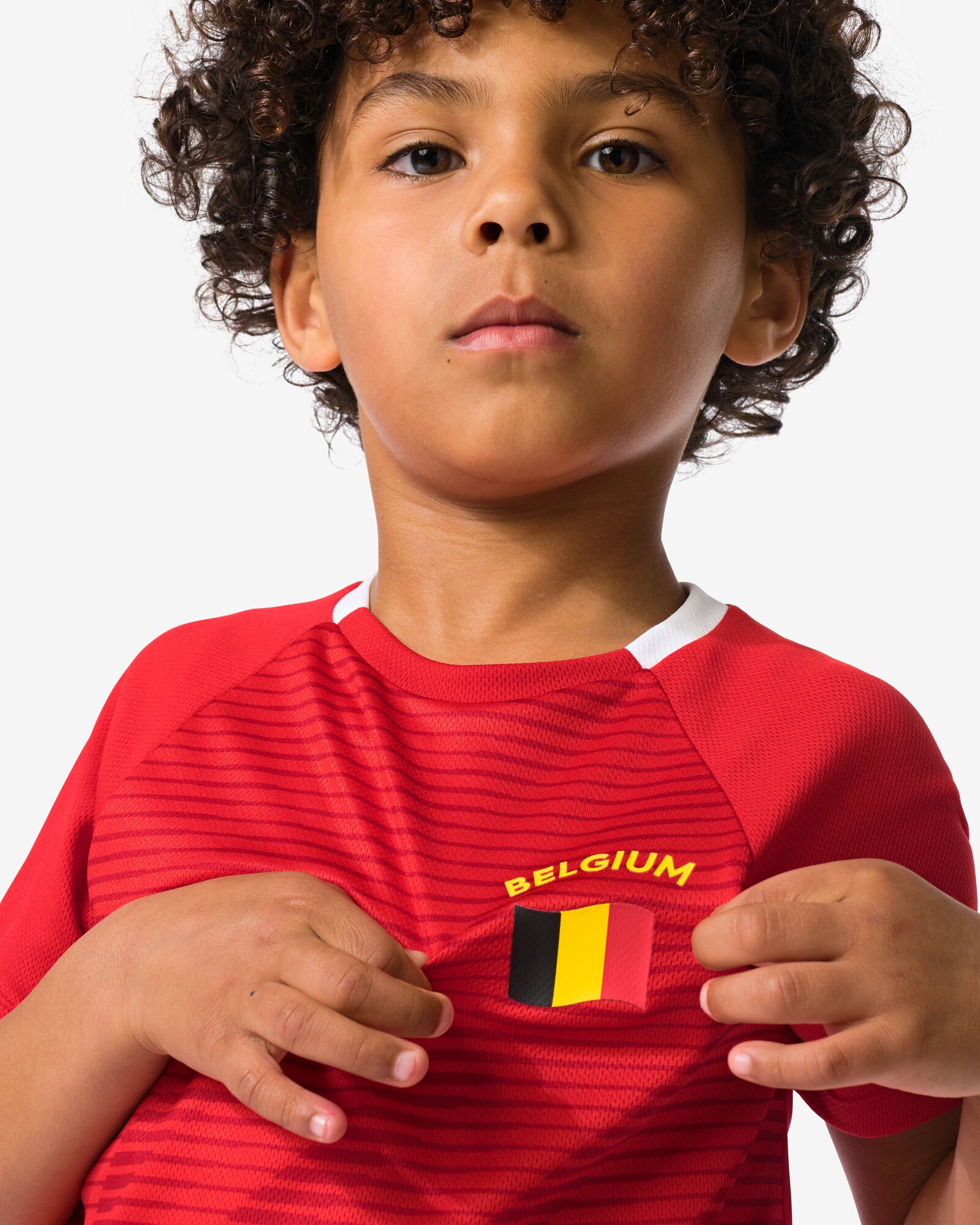 kinder T-shirt rood rood - 30602240RED - HEMA