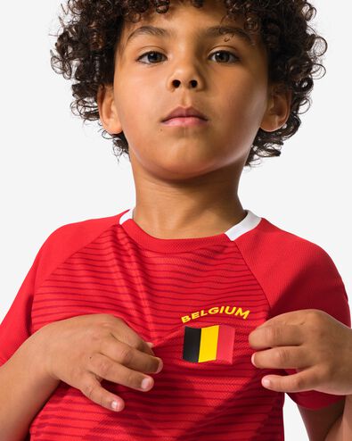 kinder T-shirt rood rood - 30602240RED - HEMA
