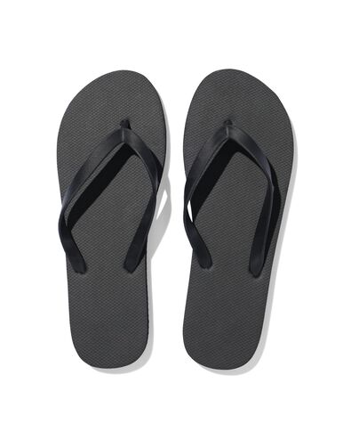 dames teenslippers zwart zwart - 34880040BLACK - HEMA