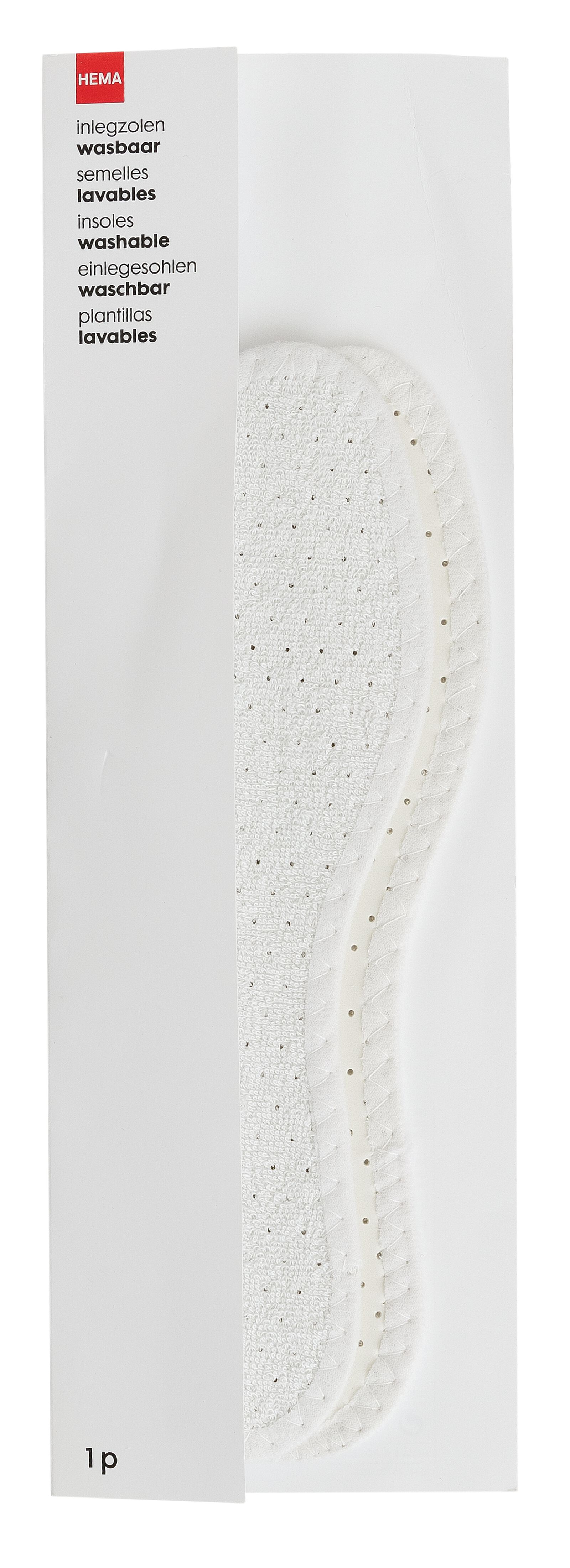 semelles int&eacute;rieures lavables pointure 40-41 - 20500051 - HEMA