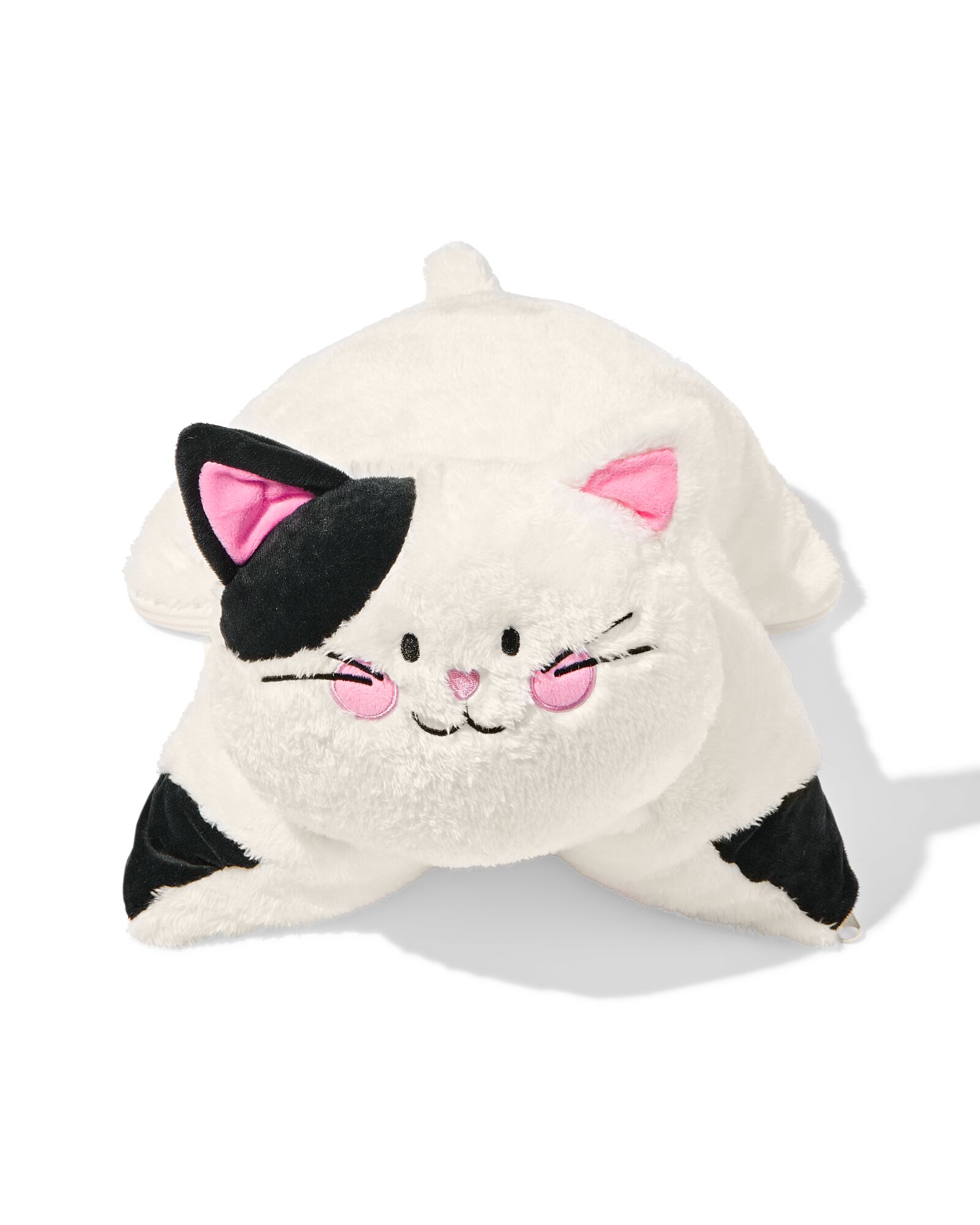 coussin avec couverture doudou chat - 61100095 - HEMA