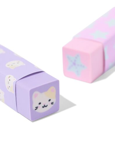 gommes 6,5x1,5 cm - 4 pi&egrave;ces - 14402114 - HEMA