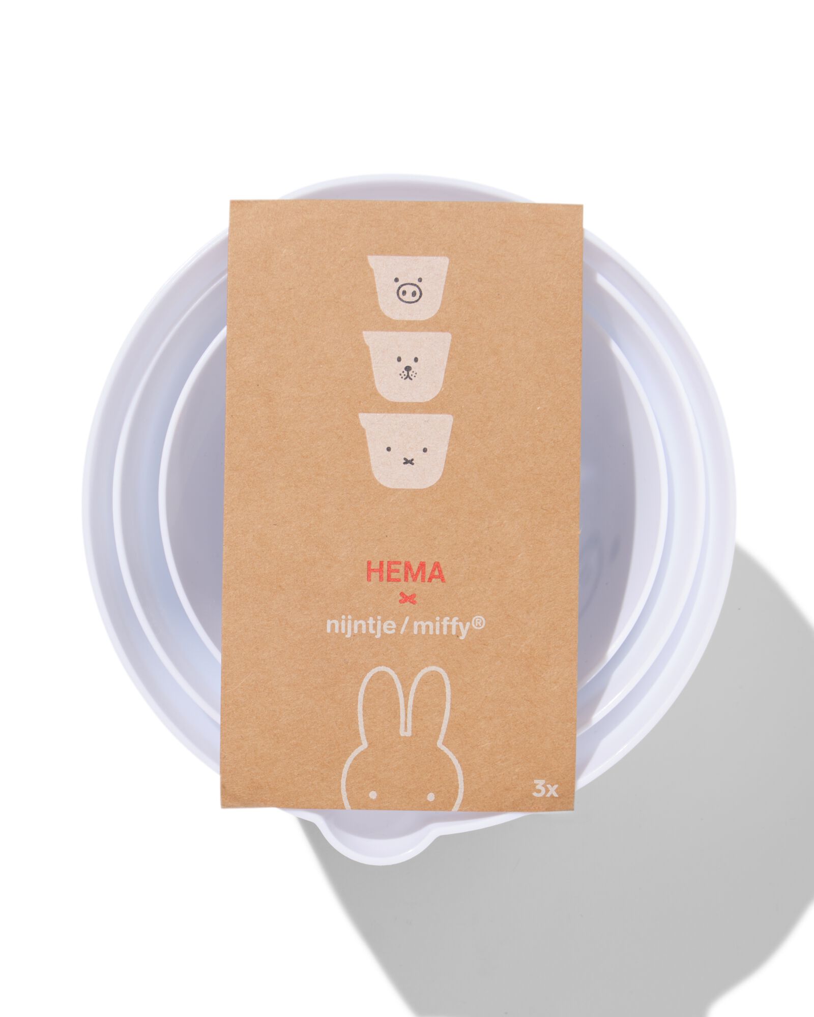 3 bols m&eacute;langeurs Miffy - 60410087 - HEMA