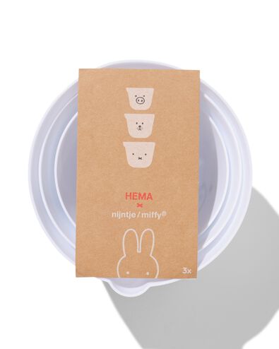 3 bols m&eacute;langeurs Miffy - 60410087 - HEMA