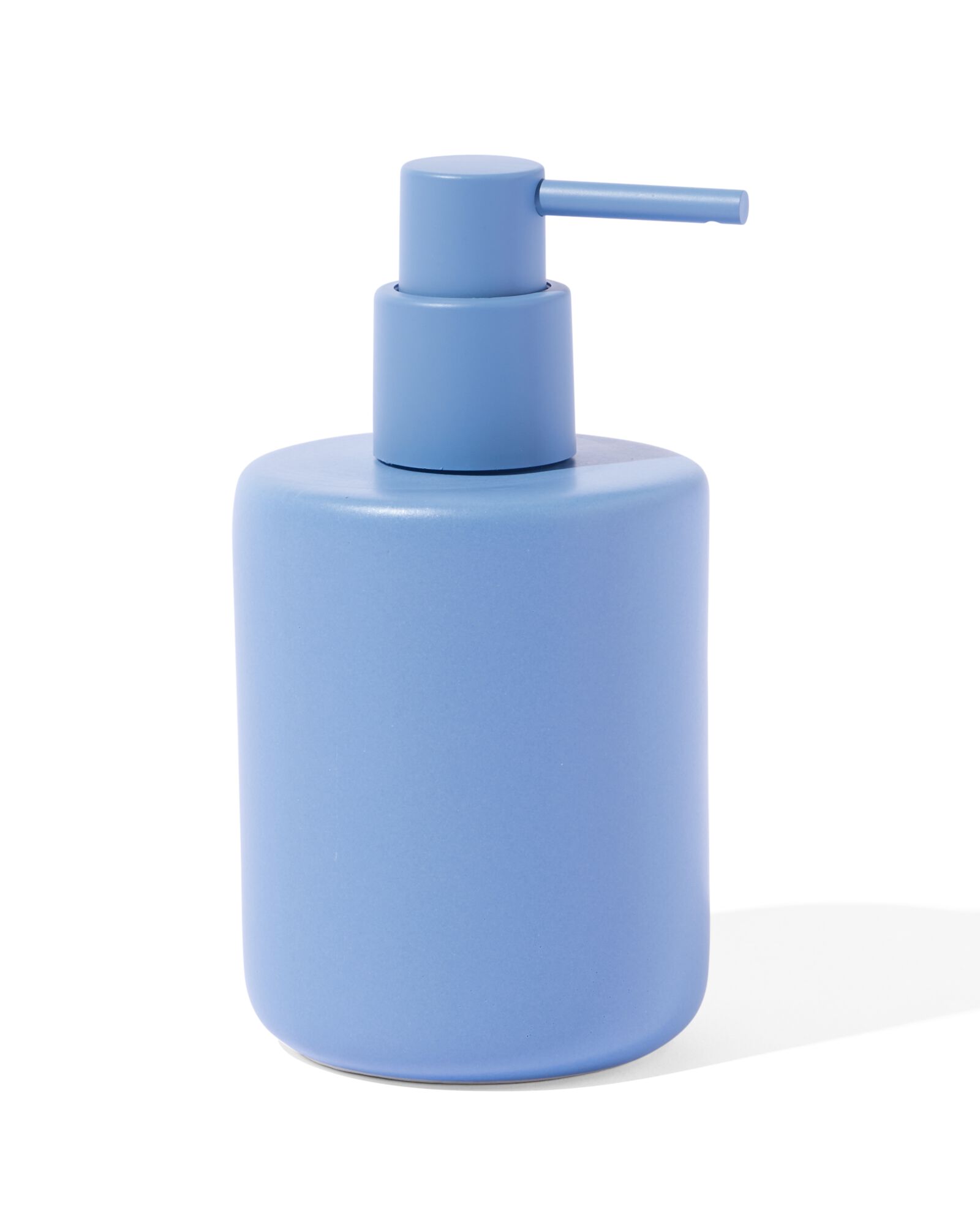pompe &agrave; savon &Oslash;8x15 c&eacute;ramique bleu mat - 80350150 - HEMA