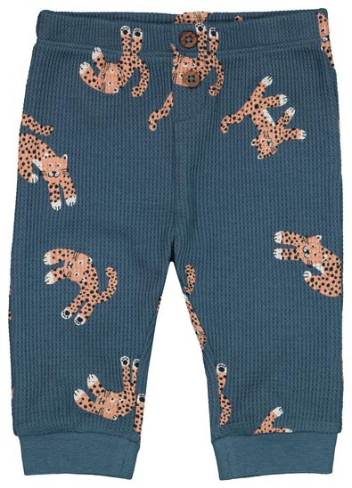 ensemble nouveau-né pull et pantalon gaufrés tigre bleu - 1000026311 - HEMA