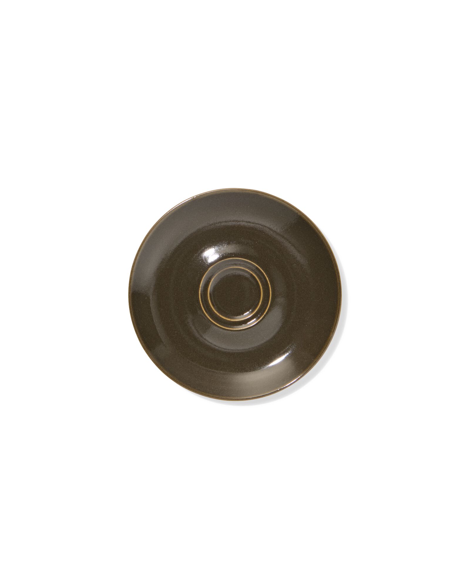 schotel &Oslash;14.1cm Puur aardewerk donkerbruin - 80660327 - HEMA