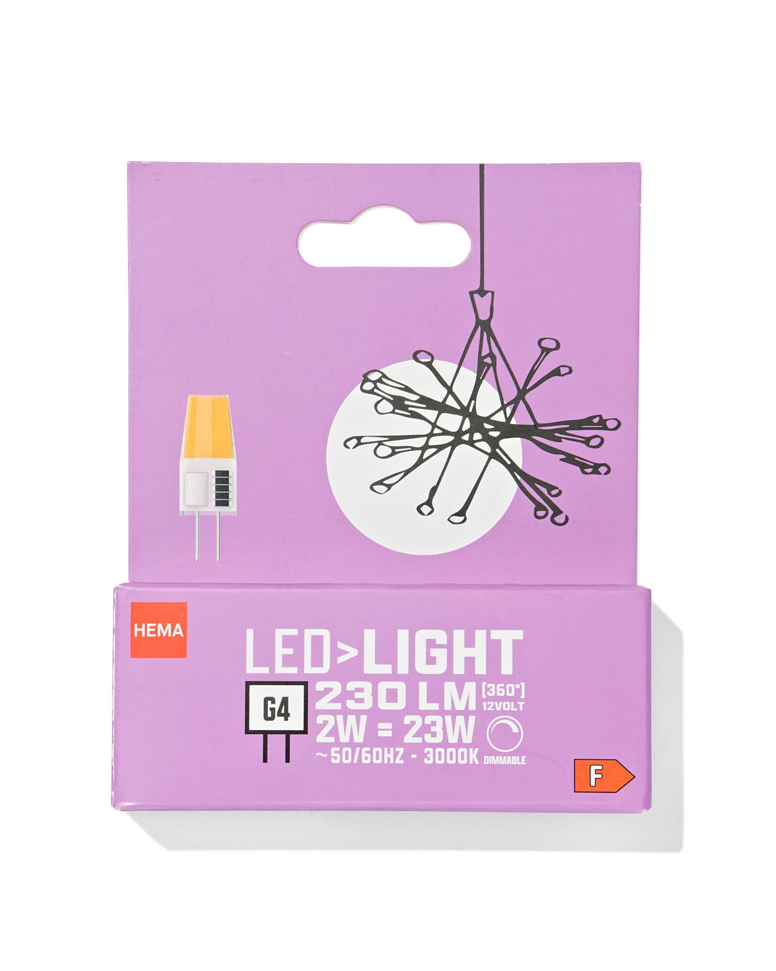 led licht clear G4 2W 230lm dim - 20000008 - HEMA