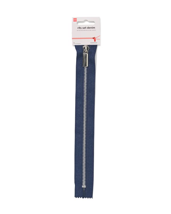 rits denim - 1400317 - HEMA