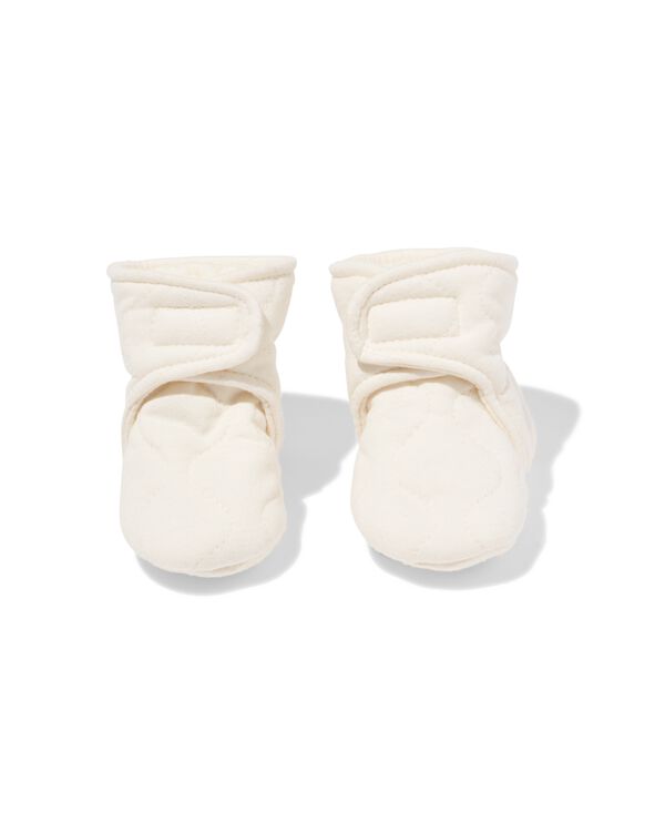 newborn sloffen jersey beige beige - 33200445BEIGE - HEMA