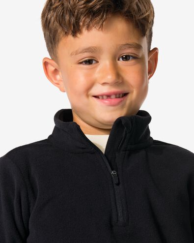 pull de ski enfant noir - 30670139BLACK - HEMA