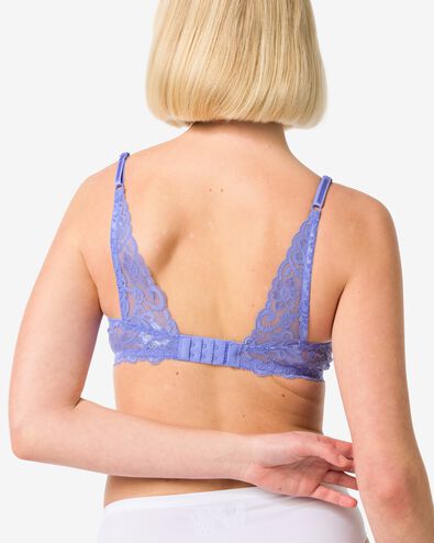 push-up bh met beugel blauw - 21870200BLUE - HEMA