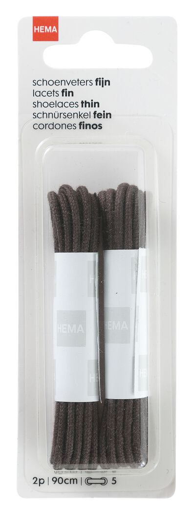 2-pak schoenveters fijn 90 cm - 20550326 - HEMA