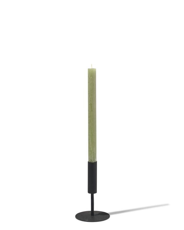 Kerzenhalter, 15.5 x 2.3 cm – schwarz - 13392051 - HEMA