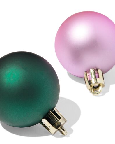 boules de No&euml;l 4,1 cm en plastique multi - 9 pi&egrave;ces - 25100198 - HEMA