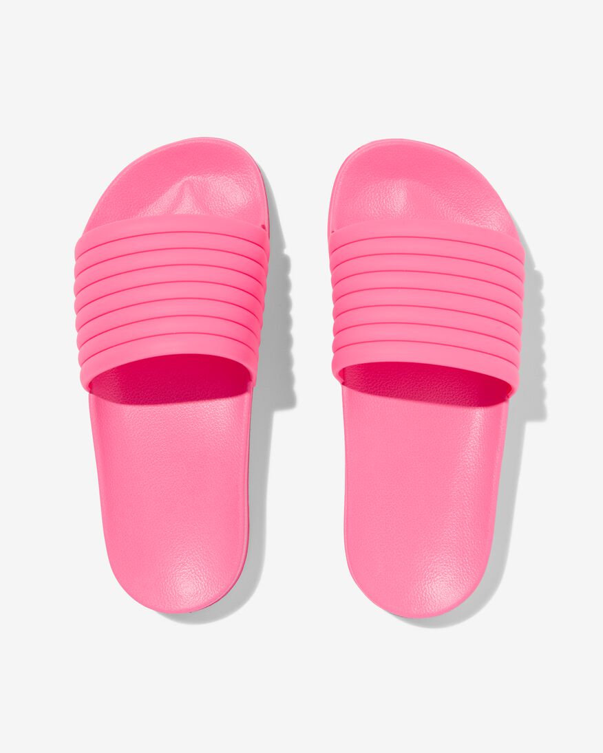 Kinder Badeschlappen Gerippte Riemen Rosa HEMA Kinder badeschlappen gerippte riemen rosa hema
