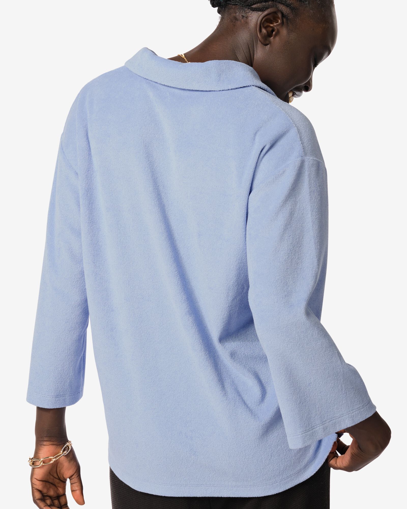 Damen-Poloshirt Hazel hellblau - 36291315LIGHTBLUE - HEMA