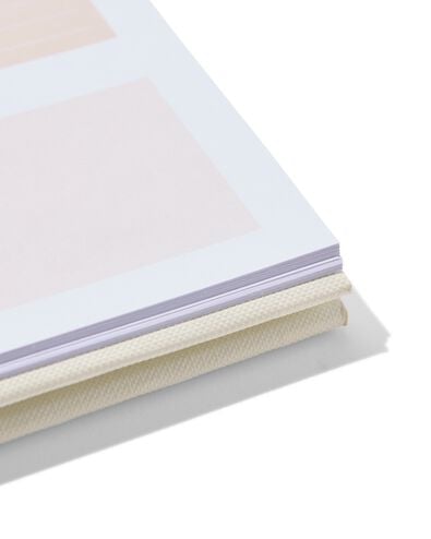 semainier de bureau 28x21 cm cr&egrave;me - 14103700 - HEMA