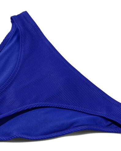 Damen-Bikinislip, mittelhohe Taille kobaltblau XS - 22310821 - HEMA