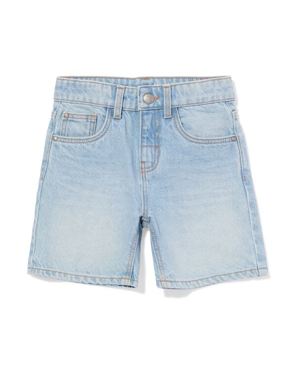 kindershort regular fit lichtblauw lichtblauw - 30720304LIGHTBLUE - HEMA