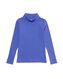 t-shirt enfant avec col bleu bleu - 30806130BLUE - HEMA