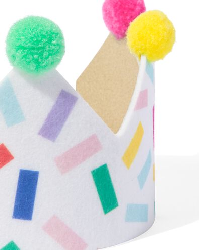 couronne d'anniversaire tissu ray&eacute; - 14250097 - HEMA