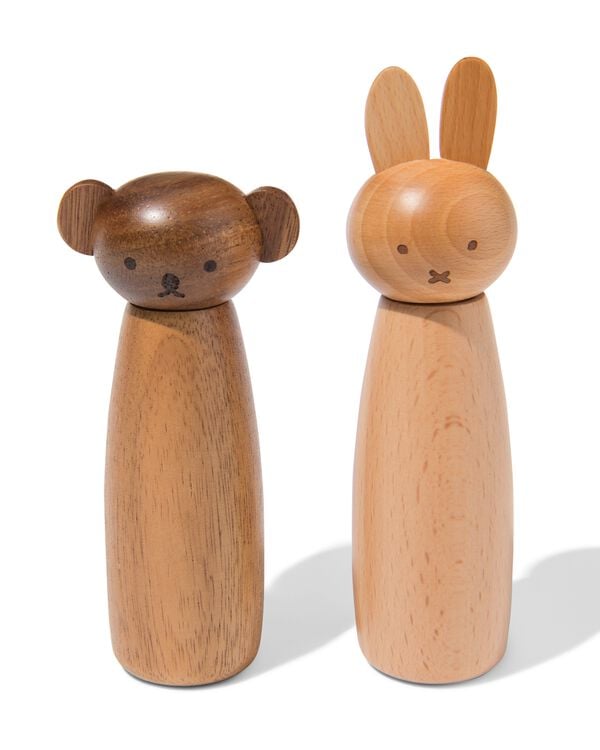 moulin &agrave; sel ou &agrave; poivre Miffy en bois - 60410286 - HEMA