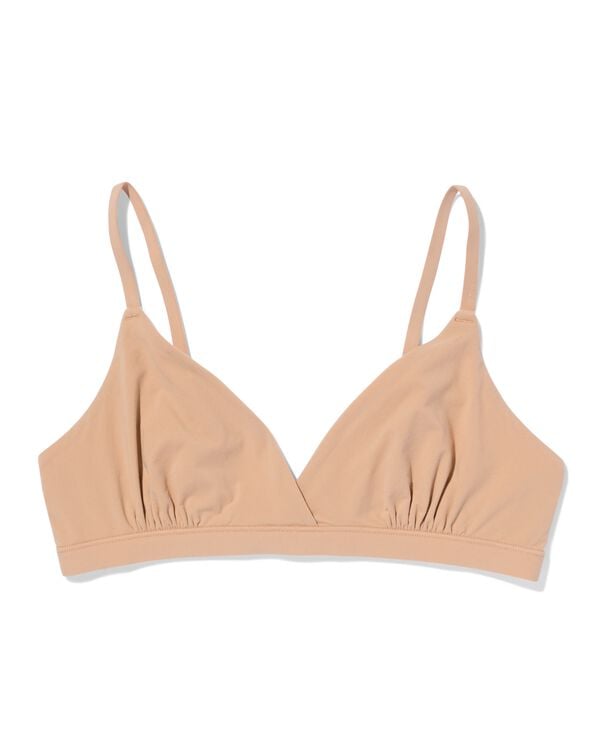 brassi&egrave;re triangle microfibre beige beige - 21900530BEIGE - HEMA