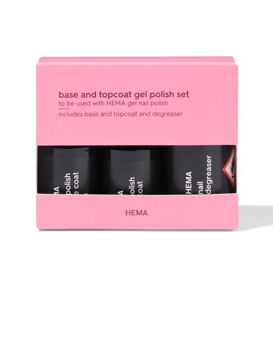 base and topcoat gel polish set - 11242453 - HEMA