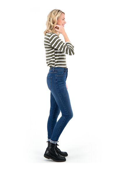 jean femme - modèle skinny bleu moyen 46 - 36307526 - HEMA