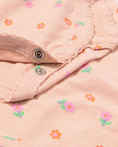 grenouill&egrave;re en coton extensible fleurs rose - 33357440PINK - HEMA