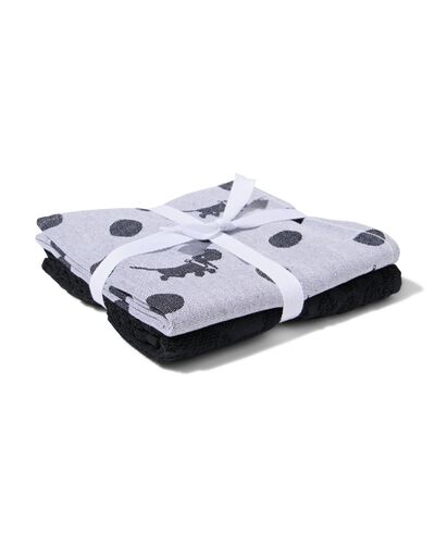 Takkie ensemble torchons et essuie-main 50x70 cm - 2 pi&egrave;ces - 5400019 - HEMA