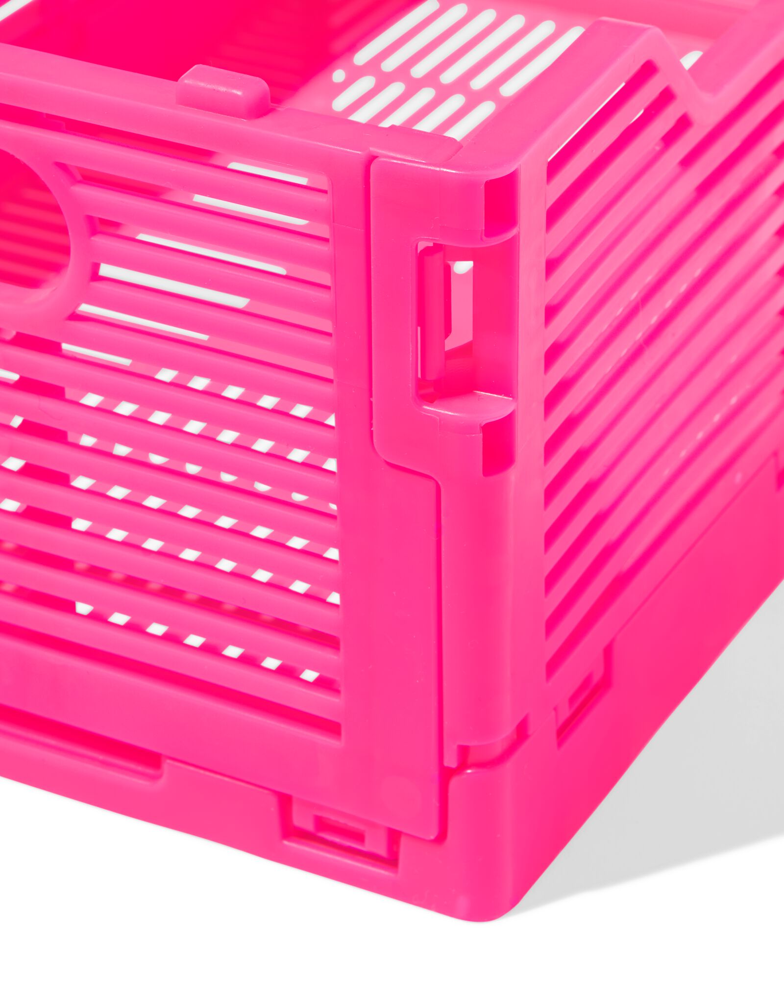 Buchstabentafel-Klappkiste, recycelt, S, pink knallrosa S  20 x 30 x 11,5 - 39800023 - HEMA