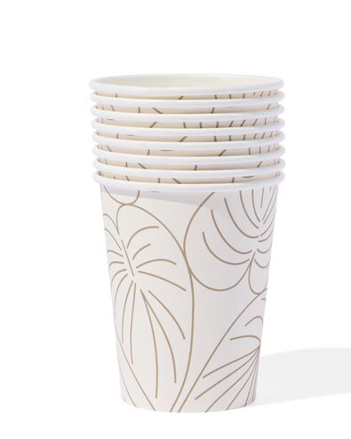 gobelet botanique lot de 8 - 14250065 - HEMA