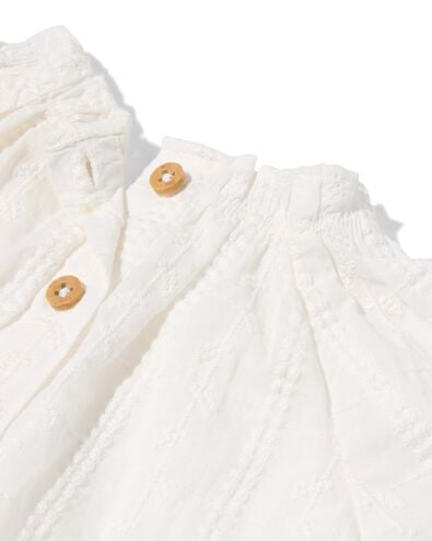Baby-T-Shirt mit Stickerei eierschalenfarben eierschalenfarben - 33453920OFFWHITE - HEMA