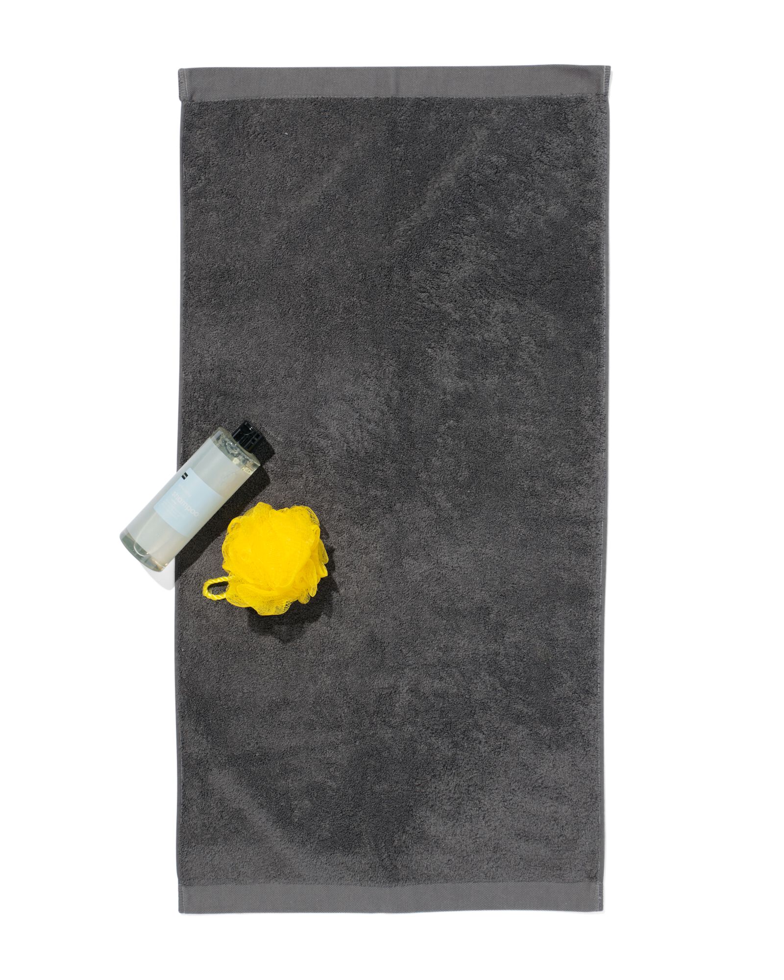 serviette - 50 x 100 cm - qualit&eacute; h&ocirc;tel tr&egrave;s douce - gris fonc&eacute; uni gris fonc&eacute; serviette 50 x 100 - 5220031 - HEMA