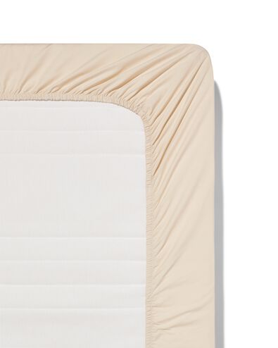 drap-housse 160x200cm percale de coton gr&egrave;ge - 5190232 - HEMA