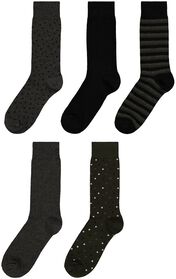 5er-Pack Herren-Socken graumeliert graumeliert - 1000027137 - HEMA