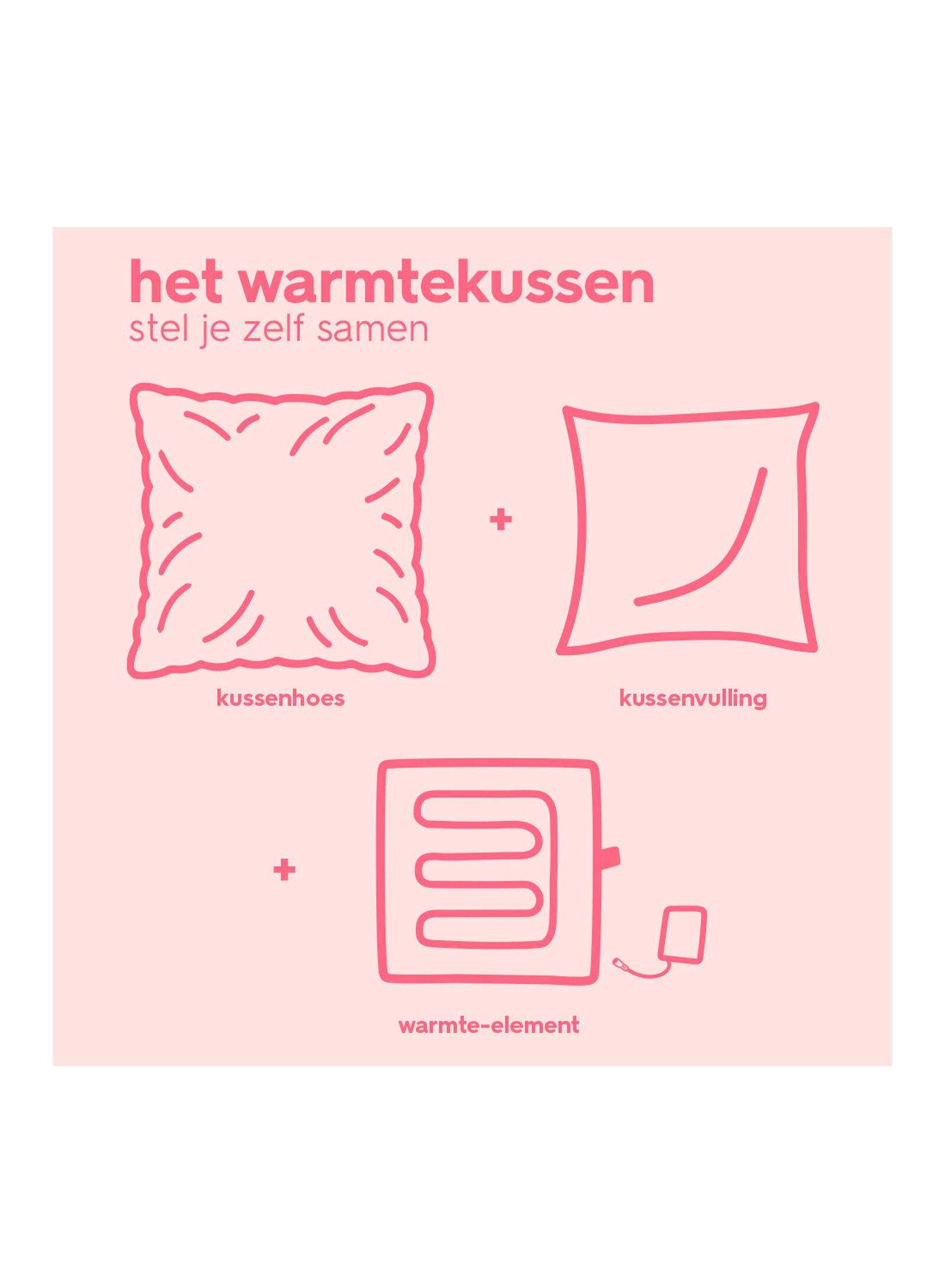 coussin 430 grammes 50x50 - 7311099 - HEMA