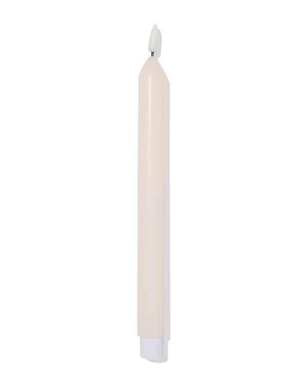 bougie longue led ⌀2,3x29 cm ivoire - 13550138 - HEMA