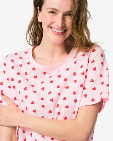 damesnachthemd Fiona moederdag roze - 23401345PINK - HEMA