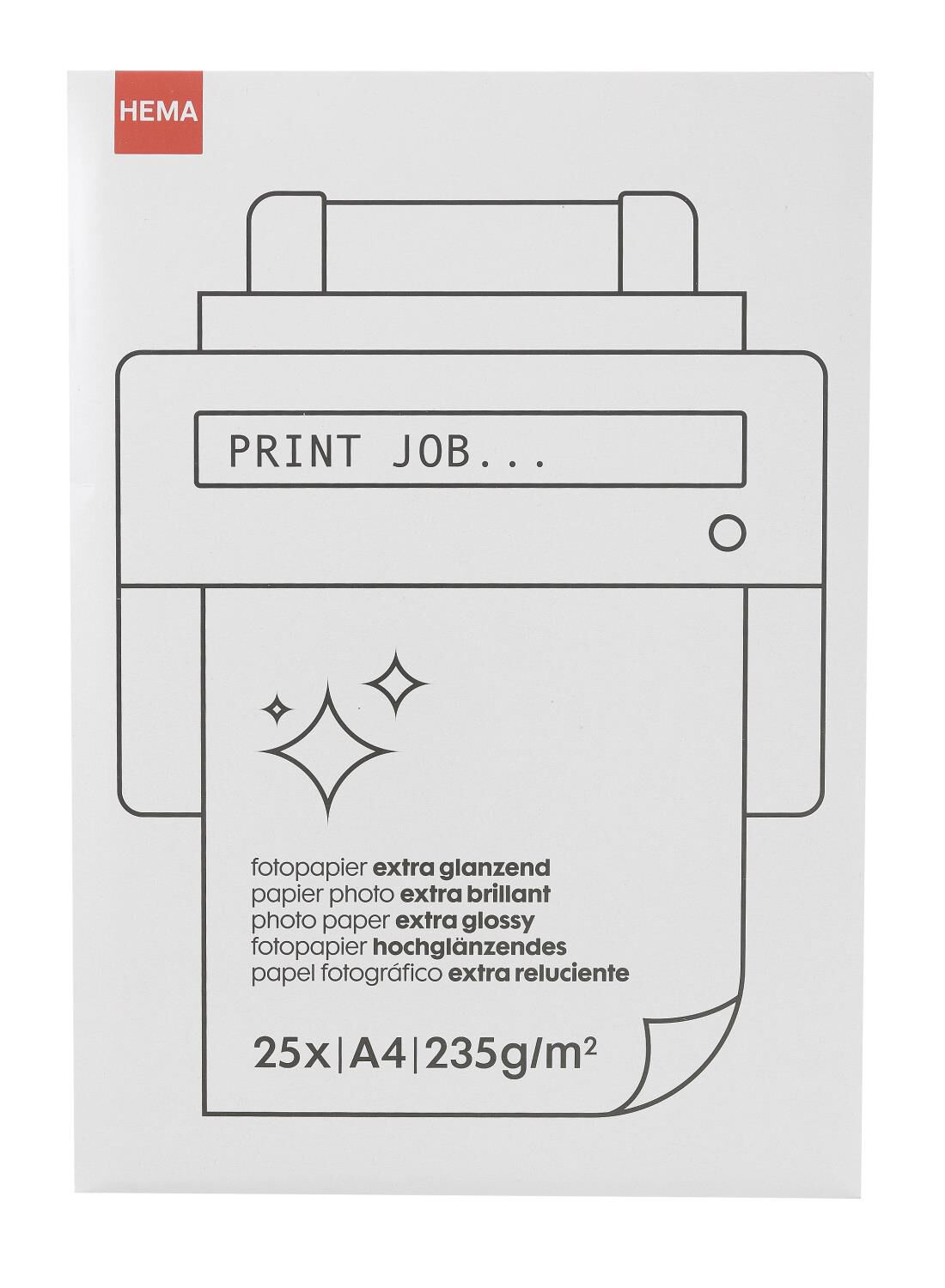 Feuilles papier imprimante A4 Hema x500 sur